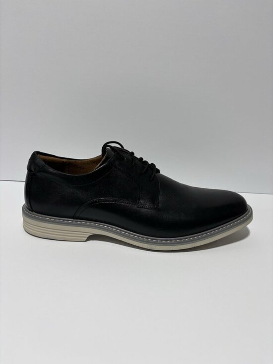 Florsheim Men’s Norwalk Plain Toe Oxford Black Leather, Size 14 M main image 5
